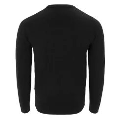 Knitwear*Lee Cooper Cooper Long Sleeve Crew Neck Jumper in Black