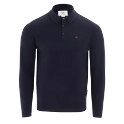 Polo Shirts*Lee Cooper Cooper Long Sleeve Polo in Blue
