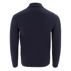 Polo Shirts*Lee Cooper Cooper Long Sleeve Polo in Blue