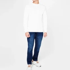Jeans*Lee Cooper Mens Belted Jeans in Blue