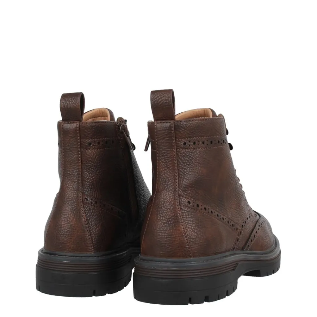 Boots*Lee Cooper Mens Brogue Boots in Brown
