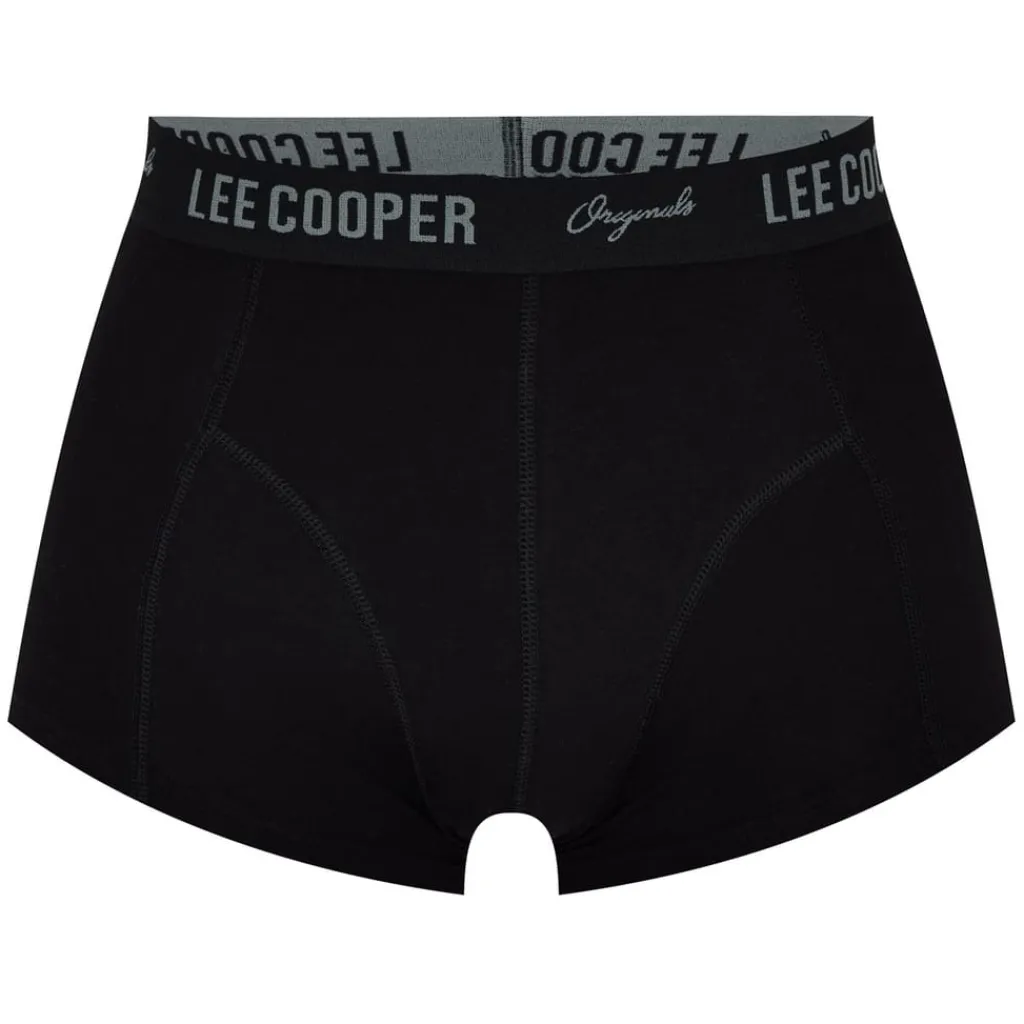 Underwear And Socks*Lee Cooper Mens Cooper Essential Boxer Trunk 5 Pack in Black