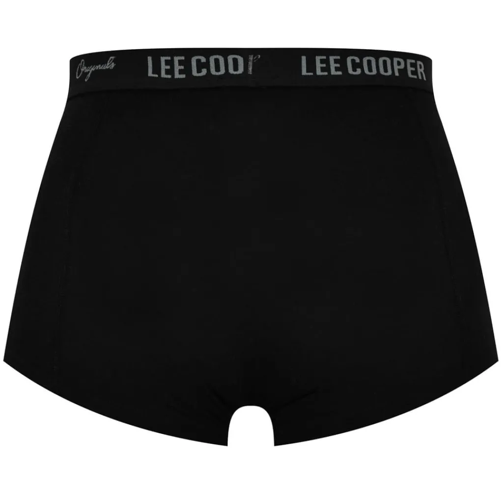 Underwear And Socks*Lee Cooper Mens Cooper Essential Boxer Trunk 5 Pack in Black
