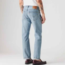 Jeans*Levis 501 Original Selvedge Jeans in Light Blue