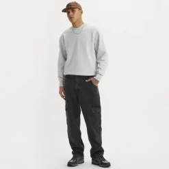 Jeans*Levis 568 Relaxed Fit Cargo Jeans in Black