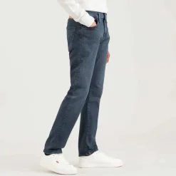 Jeans*Levis 502 Tapered Richmond Blue Black Jeans in black blue