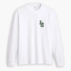 T-Shirts And Vests*Levis Classic Long Sleeve Relaxed T-Shirt in White