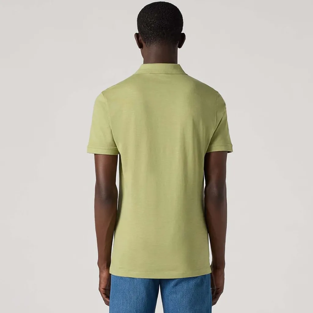 Polo Shirts*Levis Slim Housemark Polo Shirt in Green