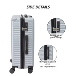Bags*Linea Metal Suitcase in Silver