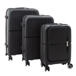 Bags*Linea Open Front Case 54 in Black