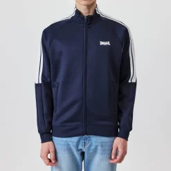 Tracksuits*lonsdale 2 Stripe Track Top in Blue