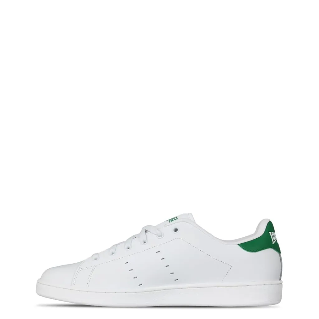 Trainers*lonsdale Mens Leyton Leather Trainers in White