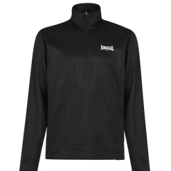 Tracksuits*lonsdale Mens 2s Quarter Zip Track Top in Black