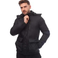 Coats And Jackets*Loyalty And Faith Mens Addition Padded Puffer Jacket in Navy