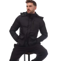 Coats And Jackets*Loyalty And Faith Mens Addition Padded Puffer Jacket in Navy