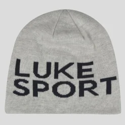 Caps-Hats*Luke 1977 Den Large Text Reversible Sport Beanie in Beige