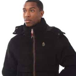 Coats And Jackets*Luke 1977 Mallard 3 Short Quilted Jacket in Black