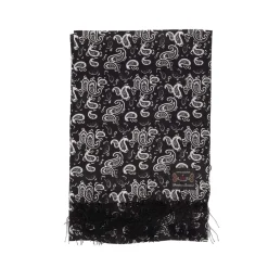Gloves-Scarves-Umbrellas*Luke 1977 Paisley One Scarf in Black