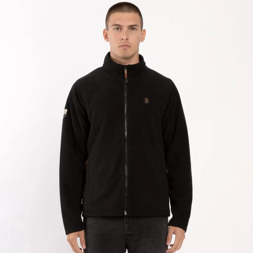 Coats And Jackets*Luke 1977 St Saviours 2 Fleece Jacket in Black