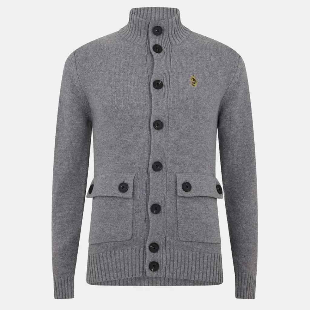 Knitwear*Luke Cop Chnky Swtr in Grey