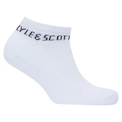 Underwear And Socks*Lyle And Scott 3 Pack of Ankle Socks in White