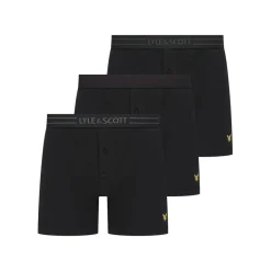 Underwear And Socks*Lyle And Scott 3 Pack Trunk in Black