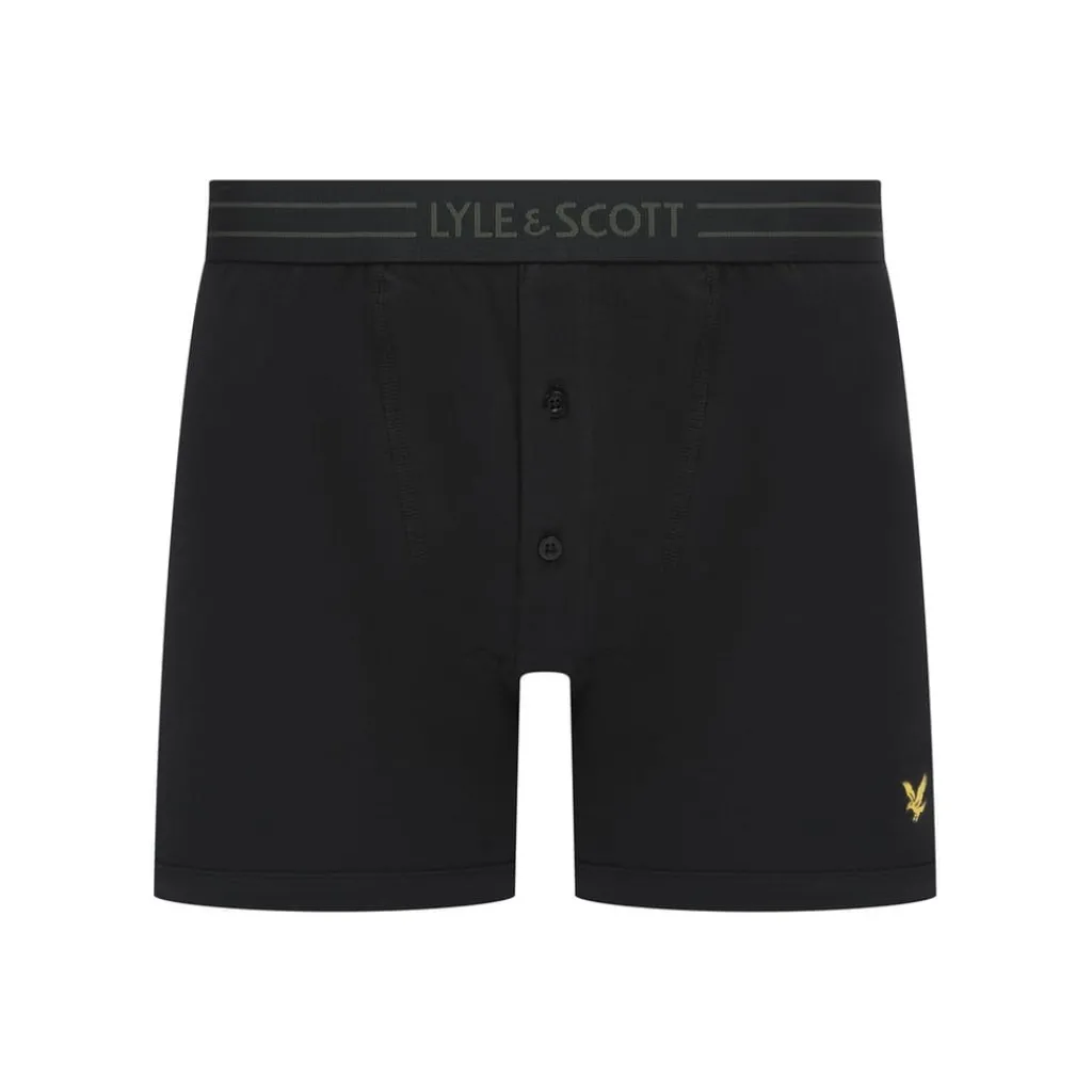 Underwear And Socks*Lyle And Scott 3 Pack Trunk in Black