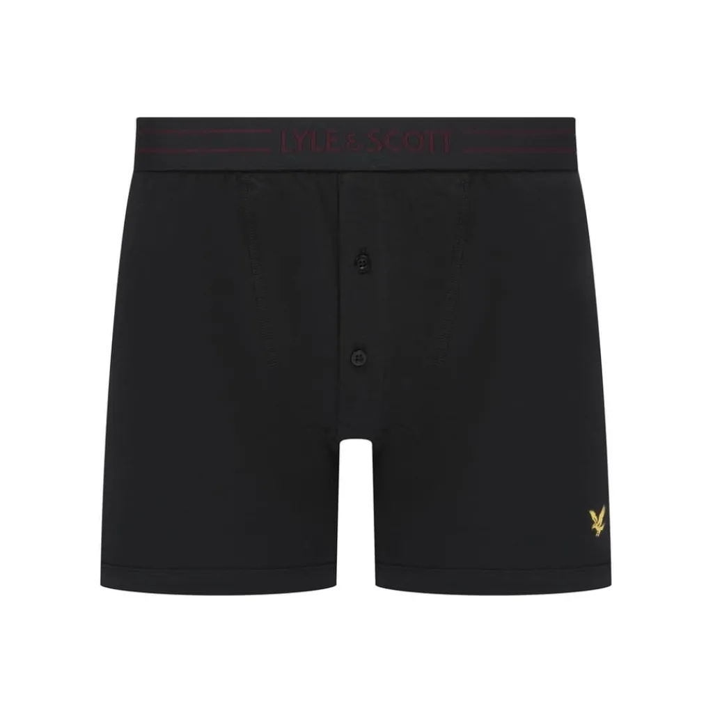 Underwear And Socks*Lyle And Scott 3 Pack Trunk in Black
