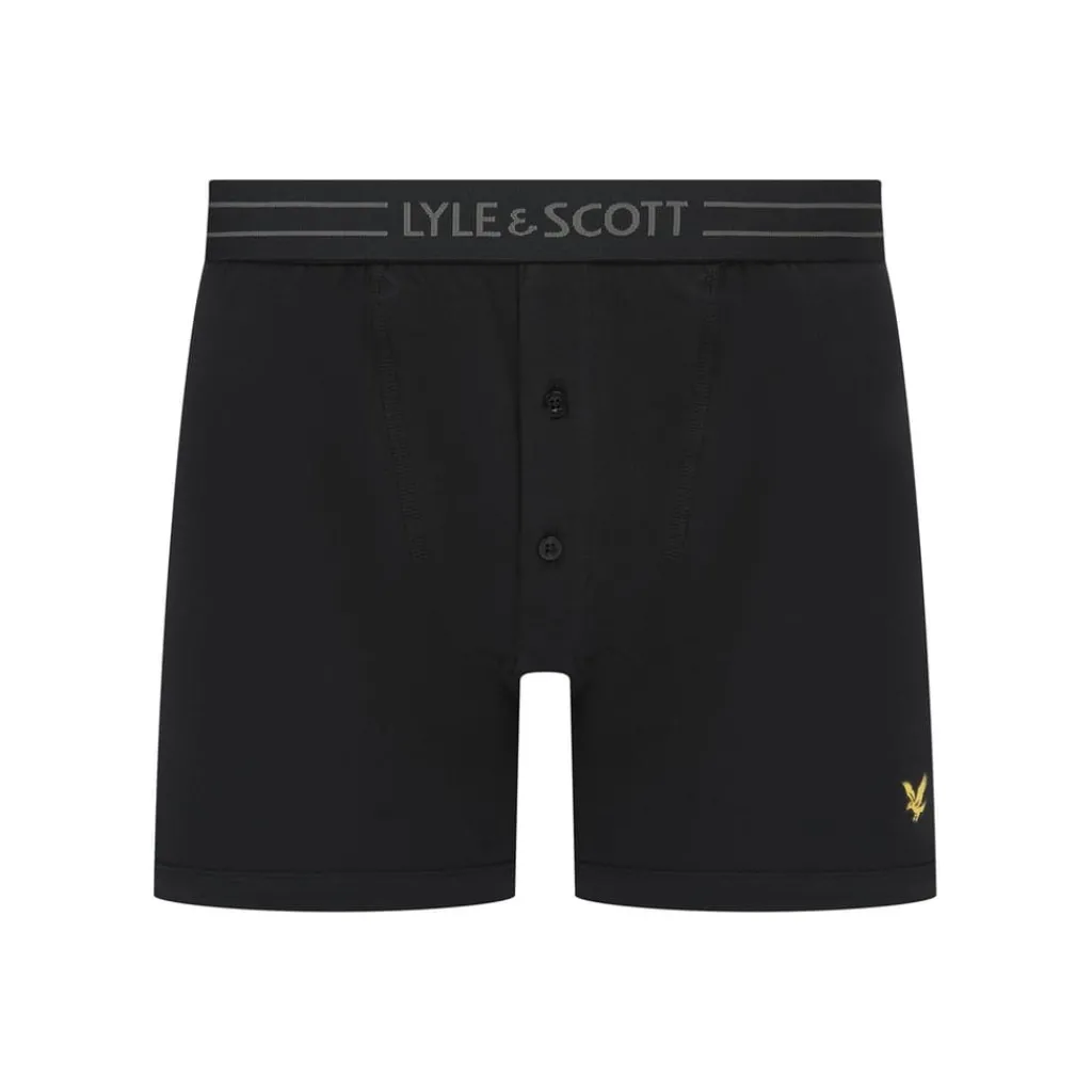 Underwear And Socks*Lyle And Scott 3 Pack Trunk in Black