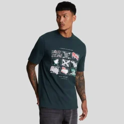 T-Shirts And Vests*Lyle And Scott A Guide To Scotland Graphic T-Shirt in Navy