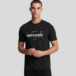 T-Shirts And Vests*Lyle And Scott Anatomy Of Type Graphic T-Shirt in Black