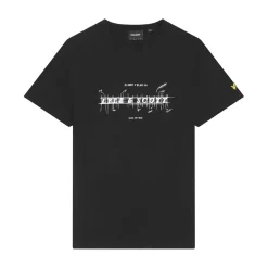 T-Shirts And Vests*Lyle And Scott Anatomy Of Type Graphic T-Shirt in Black