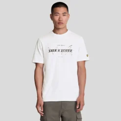 T-Shirts And Vests*Lyle And Scott Anatomy Of Type Graphic T-Shirt in White