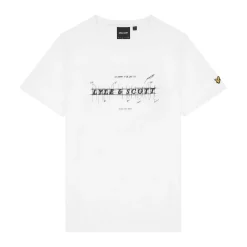 T-Shirts And Vests*Lyle And Scott Anatomy Of Type Graphic T-Shirt in White