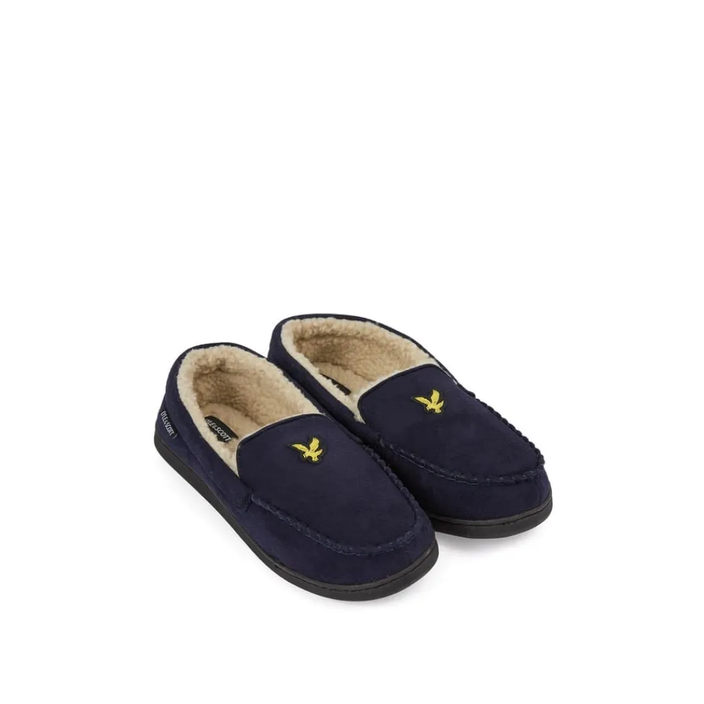 Footwear|Slippers*Lyle And Scott Aspen Slipper in Blue