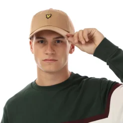 Caps-Hats*Lyle And Scott Baseball Cap in Sand