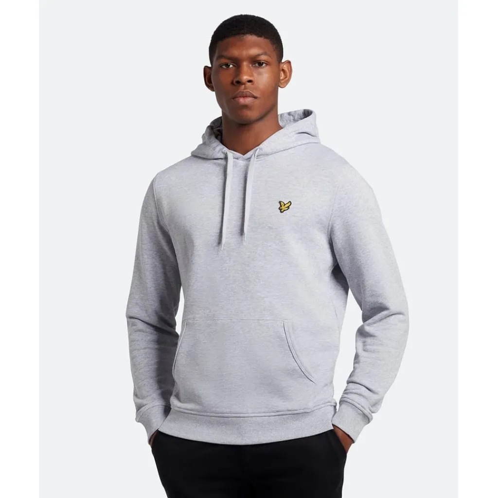 Hoodies*Lyle And Scott Basic Logo Hoodie in Grey