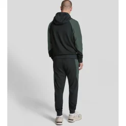 Trousers*Lyle And Scott Colour Block Tracksuit Bottoms in Black