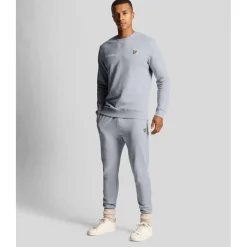 Sweatshirts*Lyle And Scott Co-Ordinate Print Crewneck Sweatshirt in Grey