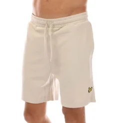 Shorts*Lyle And Scott Crest Sweat Shorts in Cream