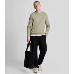 Sweatshirts*Lyle And Scott Crewneck Sweatshirt in Beige