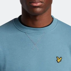 Sweatshirts*Lyle And Scott Crewneck Sweatshirt in Blue