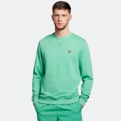 Sweatshirts*Lyle And Scott Crewneck Sweatshirt in Green