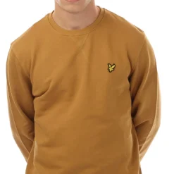 Sweatshirts*Lyle And Scott Crewneck Sweatshirt in Gold
