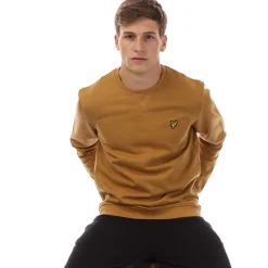 Sweatshirts*Lyle And Scott Crewneck Sweatshirt in Gold