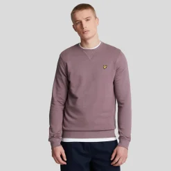Sweatshirts*Lyle And Scott Crewneck Sweatshirt in Mauve