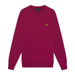 Sweatshirts*Lyle And Scott Crewneck Sweatshirt in Burgundy