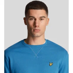 Sweatshirts*Lyle And Scott Crewneck Sweatshirt in Blue