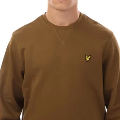 Sweatshirts*Lyle And Scott Crewneck Sweatshirt in Brown