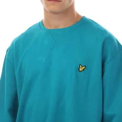 Sweatshirts*Lyle And Scott Crewneck Sweatshirt in Blue